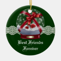 Friends Forever Heart Christmas Ornament