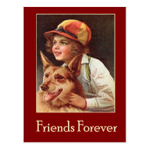 friends forever postcard