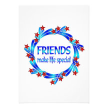 Friends Make Life Special Personalized Announcements