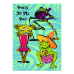 Friends Reunion Party At My Pad Frog Invitations
