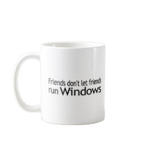 Friends Run Windows Coffee Mug