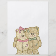 Friends Teddy Bear Pair - Original Colours Flyer
