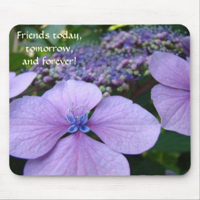 FRIENDS Today Tomorrow Forever Mousepad Gifts by Basleeartprintgifts
