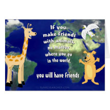 Friends with Animals Cards