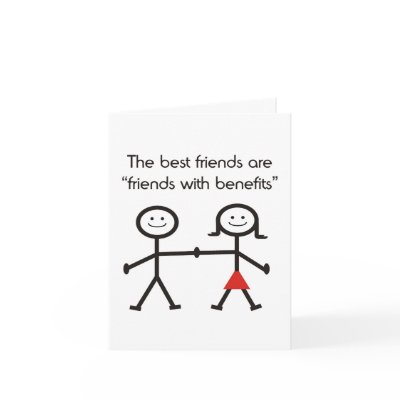Friends With Benefits Card by ScottInk