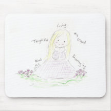 Friendship Girl Mousepads