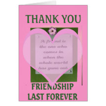 FRIENDSHIP LAST FOREVER (Mojisola A Gbadamosi) Greeting Cards