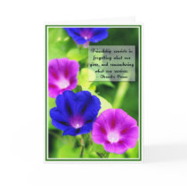 Friendship - Morning Glories Greeting Card