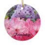 Friendship! ornament Pink Rhodies Holiday ornament