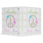 Friendship, Peace and Love Binder