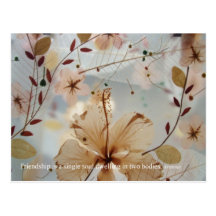 Friendship Petal Postcard
