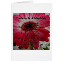 Friendship Poem Greeting Card