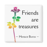 Friendship Quotation - Motivational Quote Fridge Magnets