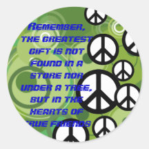 Friendship Round Sticker