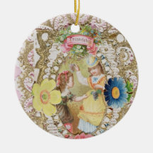 Friendship, Valentine card, c.1870 (colour litho o Christmas Ornament