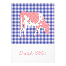Friesian cow, Friese koe Personalized Invites