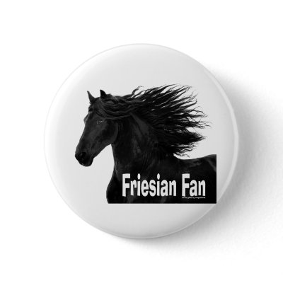 Friesian Fan Pinback Buttons by Gifts_by_Magdalena