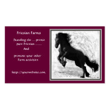 Friesian Farm Business cards