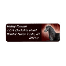 Friesian Fire Custom Return Address Label