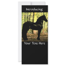 Friesian Forest Rack Card Design