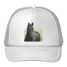 Friesian Horse Baseball Cap Mesh Hats