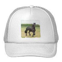 Friesian Horse Baseball Hat