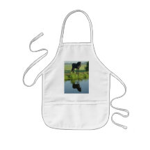Friesian Horse Reflection in water Aprons