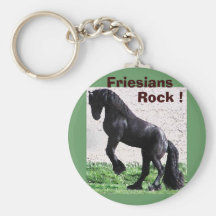 Friesians Rock Keychains