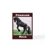 Friesians Rock Notecards,customizable