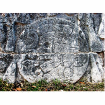 Frieze, ball court, Chichen Itza, Yucatan, Mexico Photo Cut Out