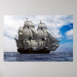 frigate on course posters