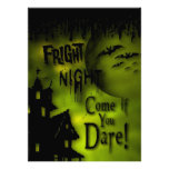 FRIGHT NIGHT HALLOWEEN PARTY - Haunted House Personalized Invite