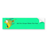 Frightened Fish Bumper Stickers