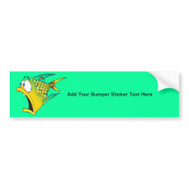 Frightened Fish Bumper Stickers