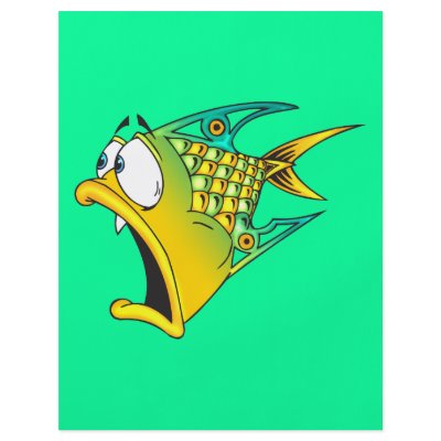 Frightened Fish Custom Flyer by sagart1952