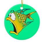 Frightened Fish Christmas Tree Ornament