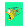 Frightened Fish Post Cards