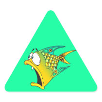 Frightened Fish Stickers