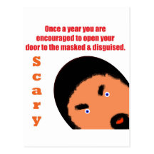 Frightful Halloween Post Card