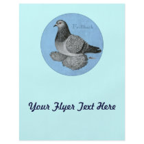 Frillback Blue Grizzle Personalized Flyer
