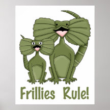 Frillies Rule Print