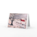 Frip Winter Road Greeting Card