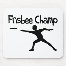 Frisbee Champ Mousepads