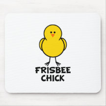 Frisbee Chick Mouse Mat