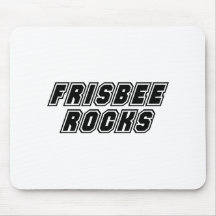 Frisbee ROcks Mouse Mats