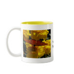 Fritillary butterfly, Yellow Geraniums Mugs