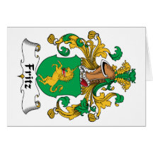 Fritz Family Crest Greeting Cards
