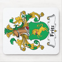 Fritz Family Crest Mousepads