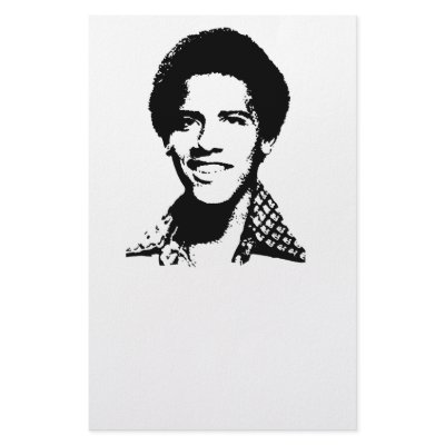 Frobama Retro Stationery by obamashirts