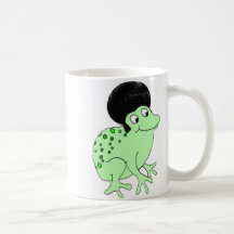 frog afro double Mug